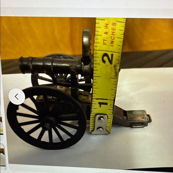Vintage Die Cast Metal Civil War Cannon Pencil Sharpener - Picture 8 of 9